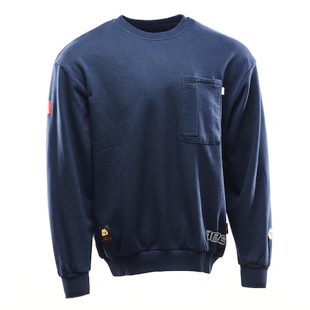 Kontra Uniforms Navy Crew Neck Sweatshirt LT KON1308